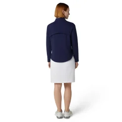 1/2 Zip Quilted Knit Blå-Callaway Best