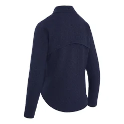 1/2 Zip Quilted Knit Blå-Callaway Best