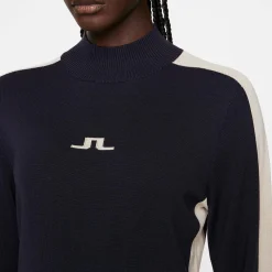 Adia Knitted Sweater Blå-J.Lindeberg Hot
