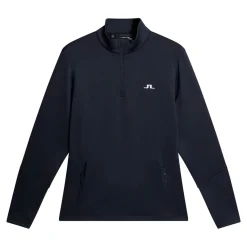 Aerial Quarter Zip Mid Layer Blå-J.Lindeberg New