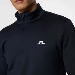 Aerial Quarter Zip Mid Layer Blå-J.Lindeberg New