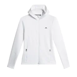 Aerialle Zip Hood Vit-J.Lindeberg Discount