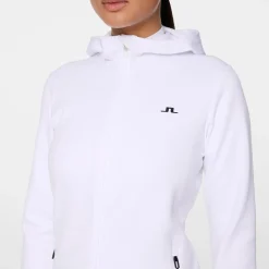 Aerialle Zip Hood Vit-J.Lindeberg Discount