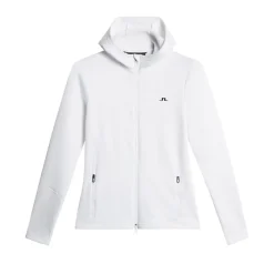 Aerialle Zip Hood Vit-J.Lindeberg Discount