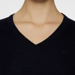 Amaya Knitted Sweater Blå-J.Lindeberg Clearance