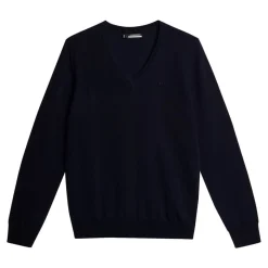 Amaya Knitted Sweater Blå-J.Lindeberg Clearance