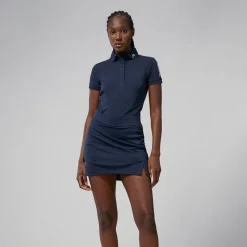 Amelie Mid Golf Skirt Blå-J.Lindeberg Discount