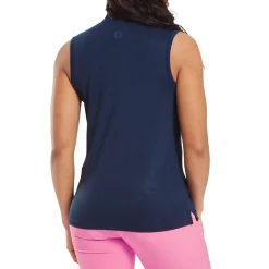 Animal Print Sleeveless Lisle Blå-FootJoy New