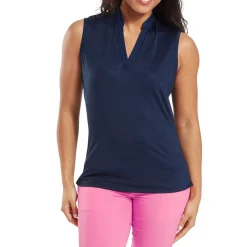 Animal Print Sleeveless Lisle Blå-FootJoy New