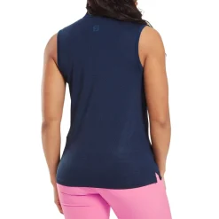 Animal Print Sleeveless Lisle Blå-FootJoy New