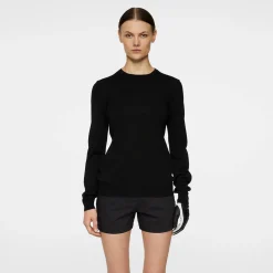 Aria Knitted Sweater Svart-J.Lindeberg Clearance