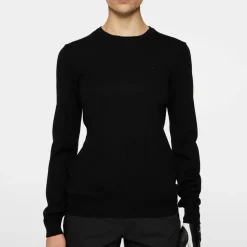 Aria Knitted Sweater Svart-J.Lindeberg Clearance