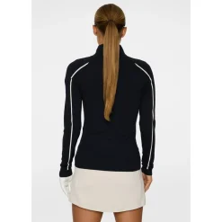 Aubree Knitted Zip Sweater Blå-J.Lindeberg Sale