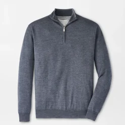 Autumn Crest Quarter-Zip Grå-Peter Millar