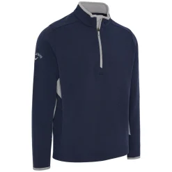 Blocked LS 1/4 Zip Pullover Blå-Callaway Discount