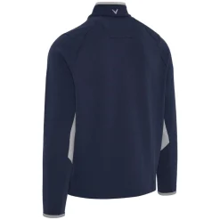 Blocked LS 1/4 Zip Pullover Blå-Callaway Discount