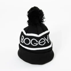 Bobble Hat Svart Vit-Bogeys & Birdies Sale