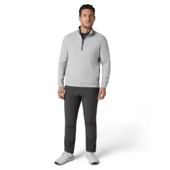 Brushed Rib 1/4 Zip Pullover-Callaway Discount