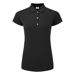 Cap Sleeve Lisle Svart-FootJoy Sale