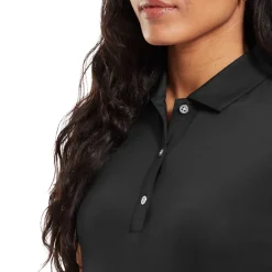 Cap Sleeve Lisle Svart-FootJoy Sale