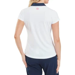 Cap Sleeve Print Trim Lisle Vit-FootJoy Best