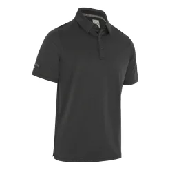 Chev Twill Jacquard Polo Svart-Callaway Outlet