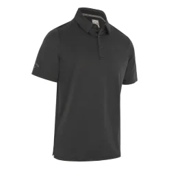 Chev Twill Jacquard Polo Svart-Callaway Outlet