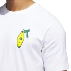 Chip In Nyc Graphic T-Shirt Vit-Adidas Outlet