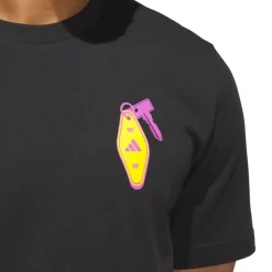 Chip In Nyc Graphic T-Shirt Svart-Adidas Clearance