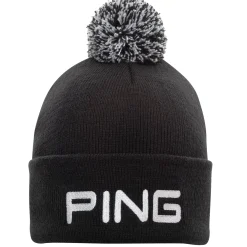Classic Bobble Knit Svart Vit-Ping Online