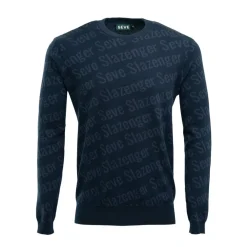 Collab Sweater Blå-Seve Hot