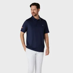 Emea Ss Odyssey Polo Blå-Callaway Discount