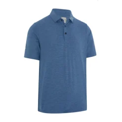 Emea Ss Ventilated Jacquard Polo Blå-Callaway Hot