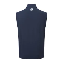 Full-Zip Knit Vest Blå-FootJoy Discount