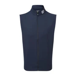 Full-Zip Knit Vest Blå-FootJoy Discount