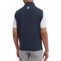 Full-Zip Knit Vest Blå-FootJoy Discount