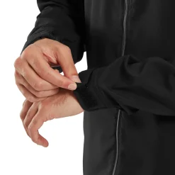 Full-Zip Zephyr Windshirt Svart-FootJoy New