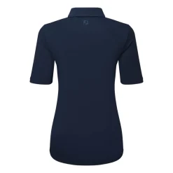 Half Sleeve Ruched Lisle Blå-FootJoy Outlet