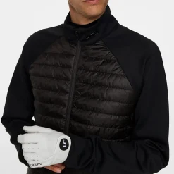 Hayden Quilt Hybrid Jacket Svart-J.Lindeberg Best