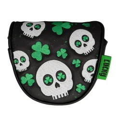 Headcover Putter Mallet Svart Grön-Pure Online