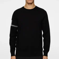Heath Knitted Sweater Svart-J.Lindeberg Discount