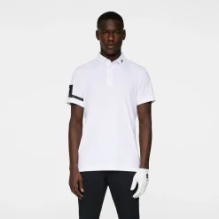 Heath Regular Fit Golf Polo Vit-J.Lindeberg Outlet