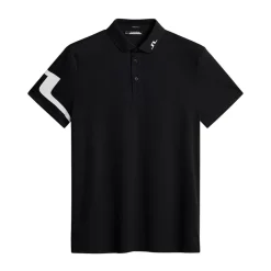 Heath Regular Fit Golf Polo Svart-J.Lindeberg Outlet