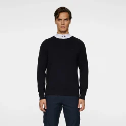 Henry Knitted Sweater Blå-J.Lindeberg Outlet