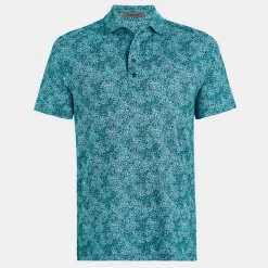 Hydrangea Tech Jersey Polo Grön-G/Fore Sale