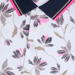 Iris Floral Tech Jersey Vit-G/Fore Clearance