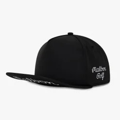 JP 5 Panel Hat Svart-Malbon Golf Best
