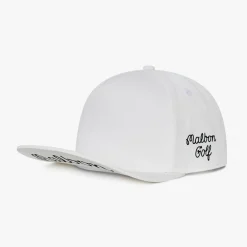 JP 5 Panel Hat Vit-Malbon Golf Hot
