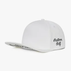 JP 5 Panel Hat Vit-Malbon Golf Hot