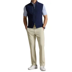 Knit Full Zip Vest Tech Terry-Ralph Lauren Discount